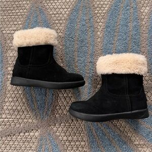 UGG Girls Toddlers Jorie II Zip Up Boot Size 7 Black